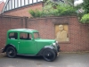 Parked outside Lickey Grange